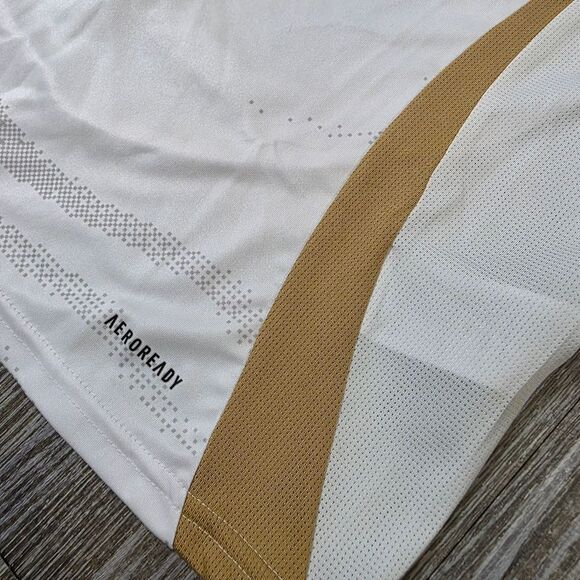 Adidas Tigres UANL 2025 Third Jersey White Gold IV6100 Men's Size Medium Soccer - Picture 6 of 15